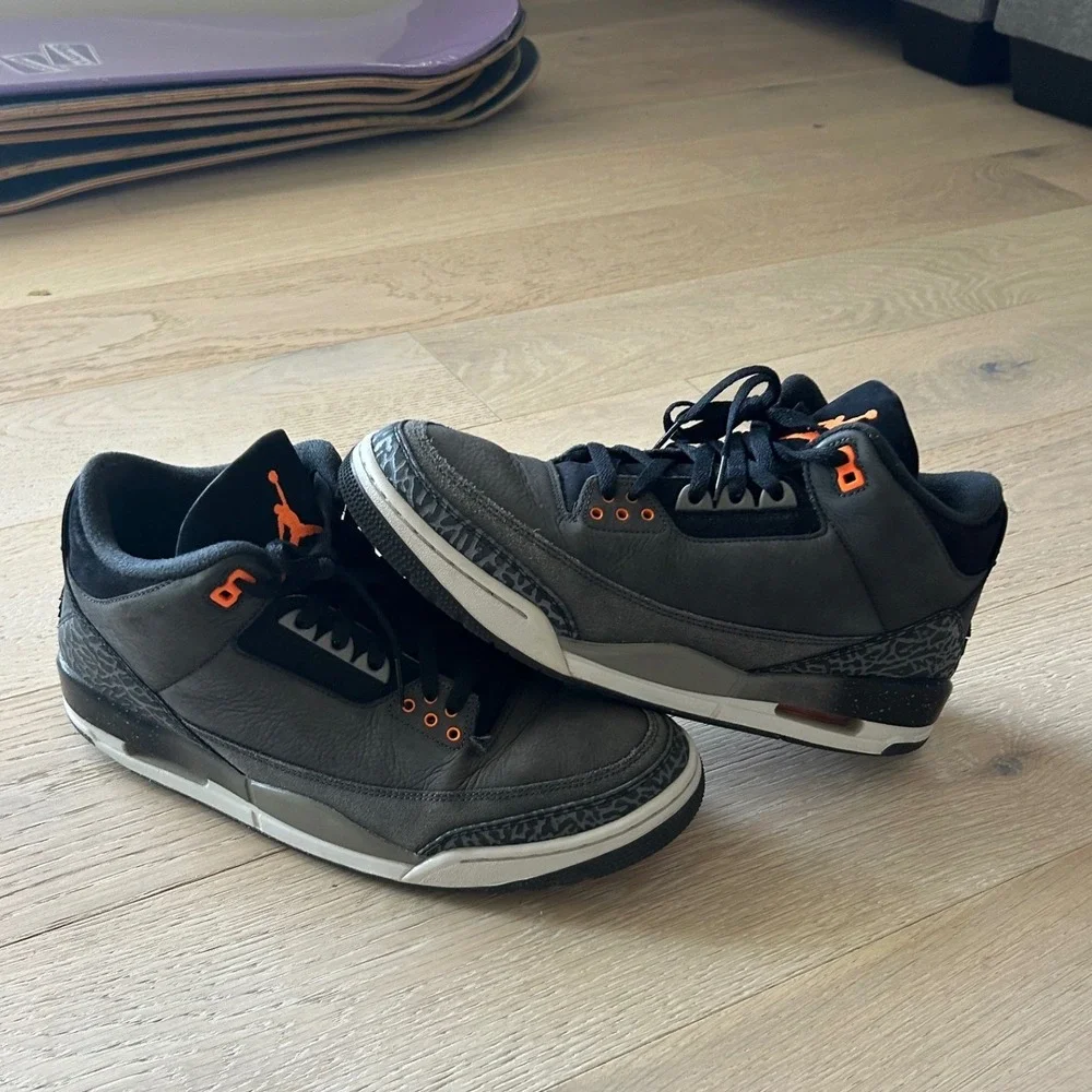 Jordan 3 Retro Fear Pack 2023 Sneakers Shoes Mens Size 11.5 Streetwear Hypebeast